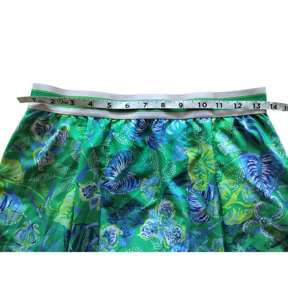 Lilly Pulitzer Women's Botanical Green Pleated Silvana Skirt Skort Size S - Picture 10 of 12